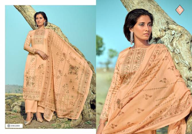 Tanishk Spring Latest New Fancy Wear Digital Printed Dress Material Collection